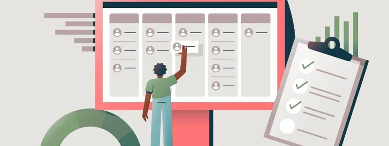 Illustration of a person interacting with patient trial information for a site