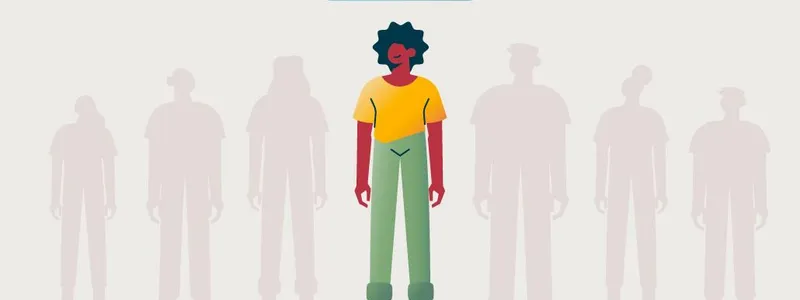 Illustration of a person in a group labeled as enrolled