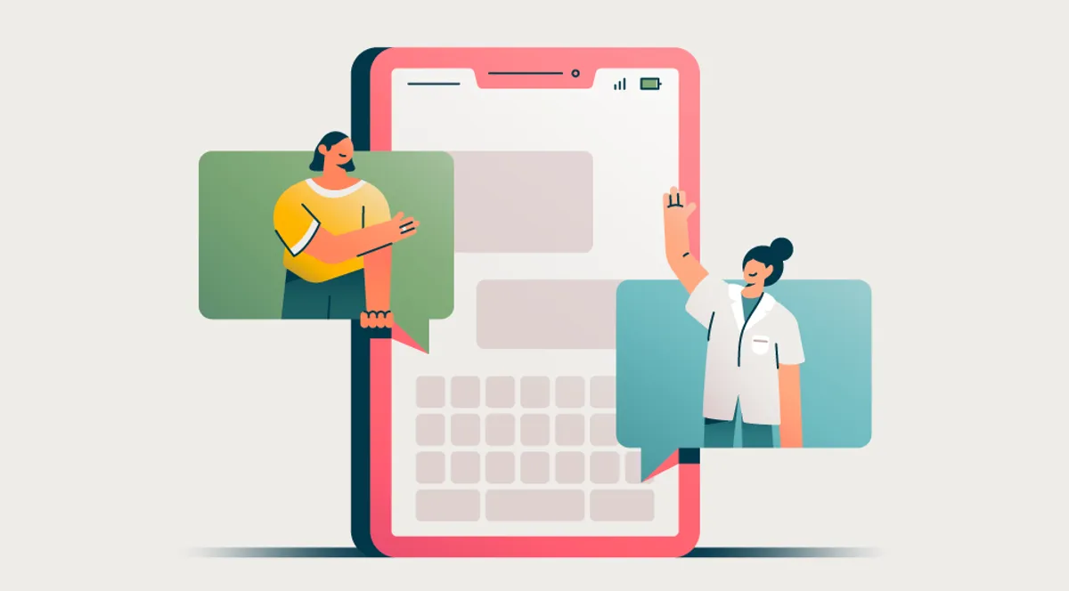 Illustration representing communication