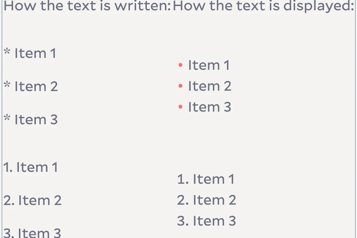 Markdown example 4