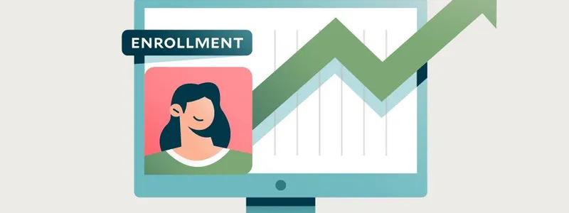 Illustration representing an increase of patient enrollment