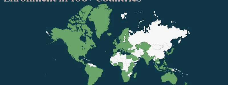 Map showing the countries where sites can access StudyTeam