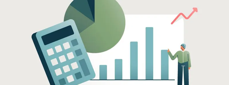 Illustration of charts and a calculator