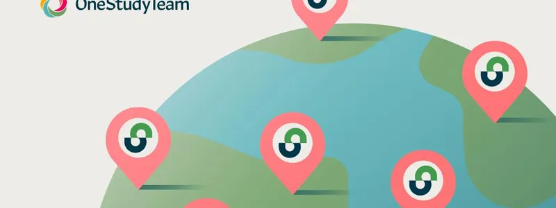 Globe indicating OneStudyTeam has expanded across the world