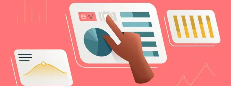 Hand interacting with a chart representing pre-screening data